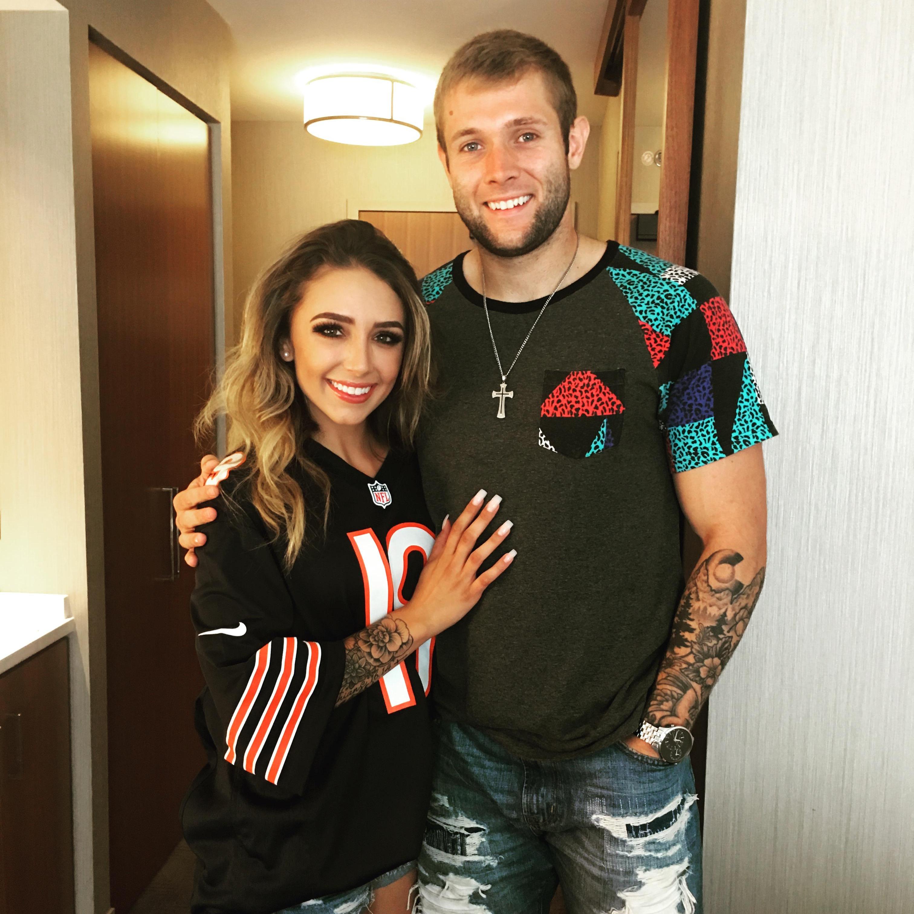 Before Tanner's first NFL game - 2017