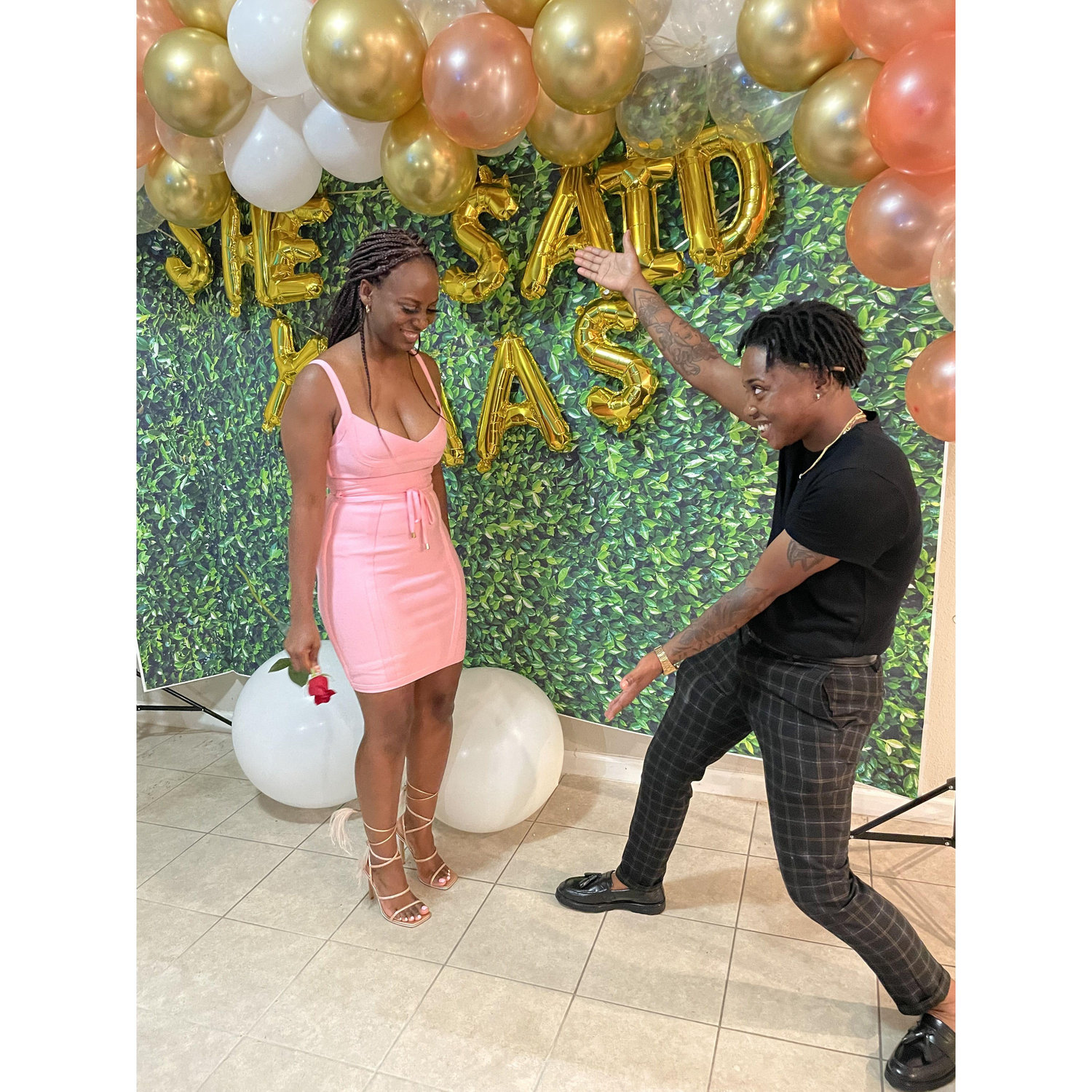 I said "Yes" #3YearEngagement