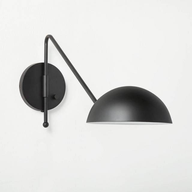 Metal Wall Sconce Black - Threshold™ designed with Studio McGee