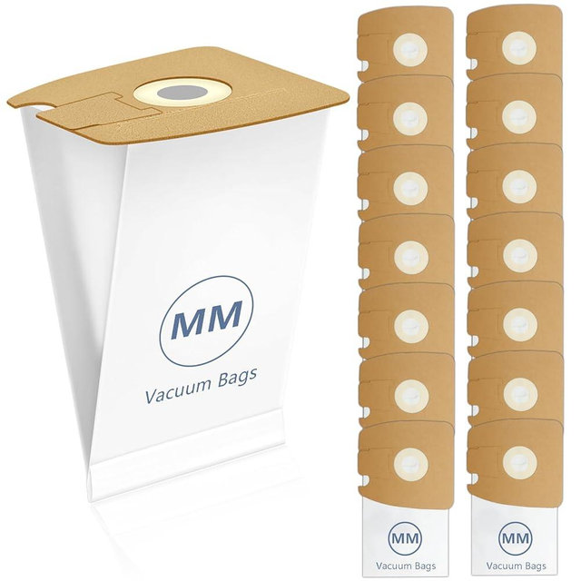 14 pack 3670 & 3680 MM Micro Filtration Vacuum Bags for Eureka Style MM Eureka Mighty Mite 3670 3670M 3670H 3670G 3680 4100 S4170 4300-4600 and 5180 Series