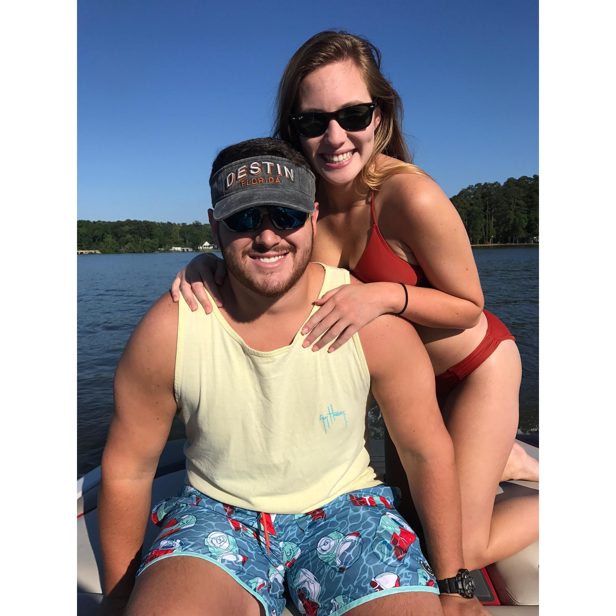 The first of many lake days.