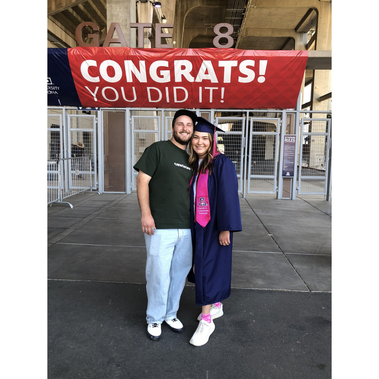 2021 - The morning of Terese's graduation from U of A