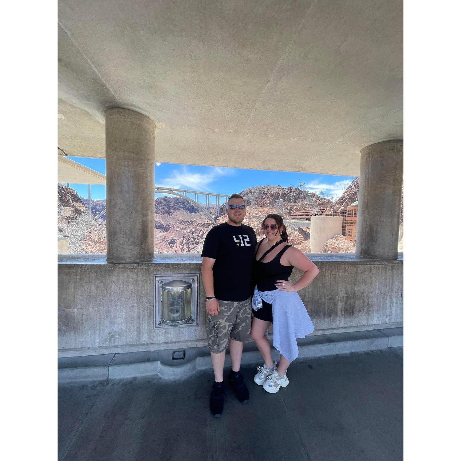 Hoover Dam right before he asked me to marry him!!