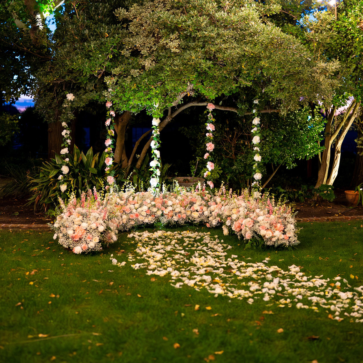 The beautiful proposal set up that was planned with so much thought and care.