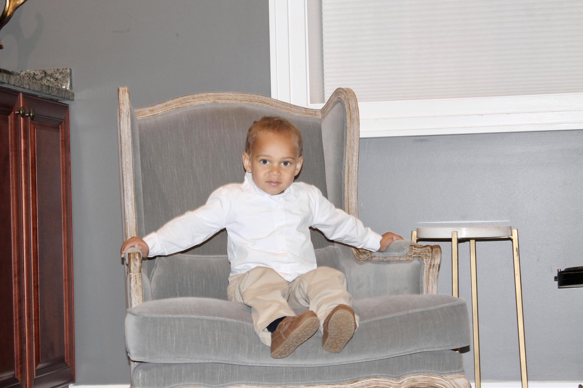 Tysen James Hedgepeth, ring bearer.