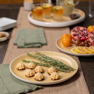 Lexa Bamboo Medium Serving Tray, Set of 2