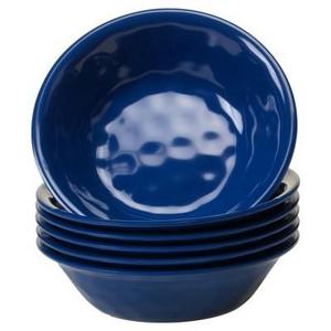 Certified International® Solid Color Melamine Bowls 22oz Cobalt - Set of 6