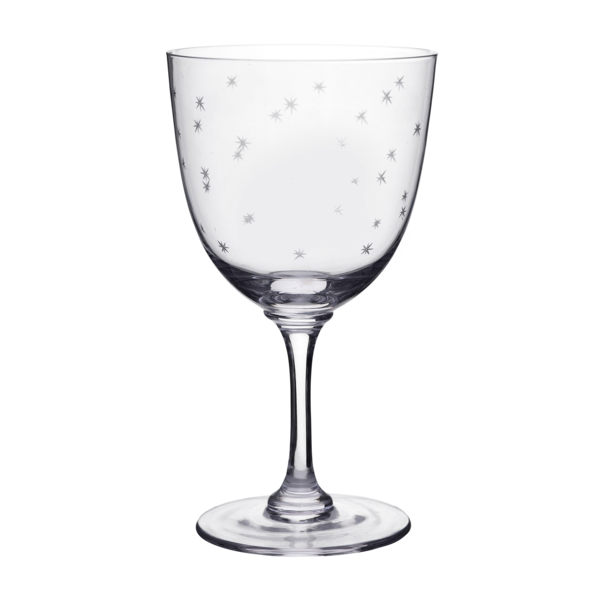 Stars Crystal Wine Glass - set of 6