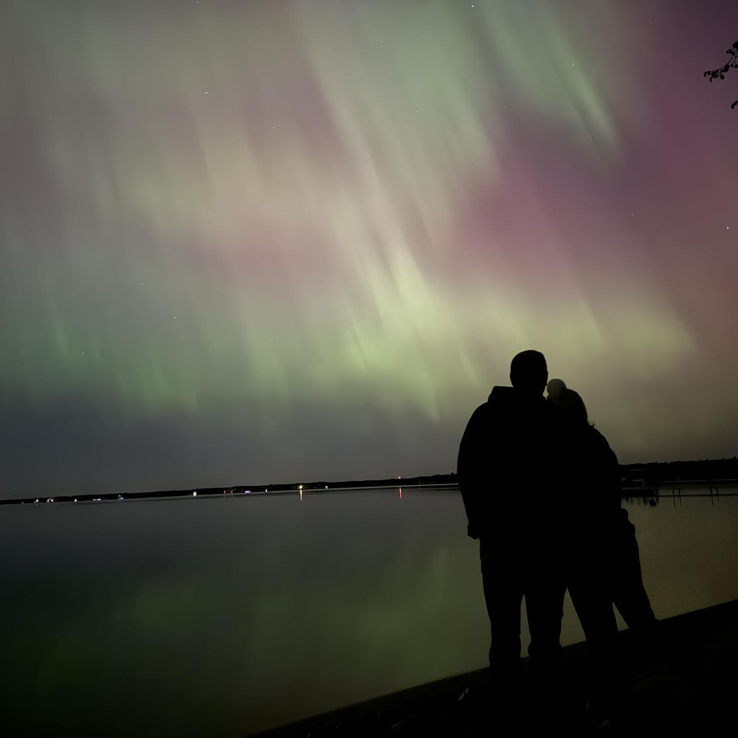 Our first time seeing the northern lights!