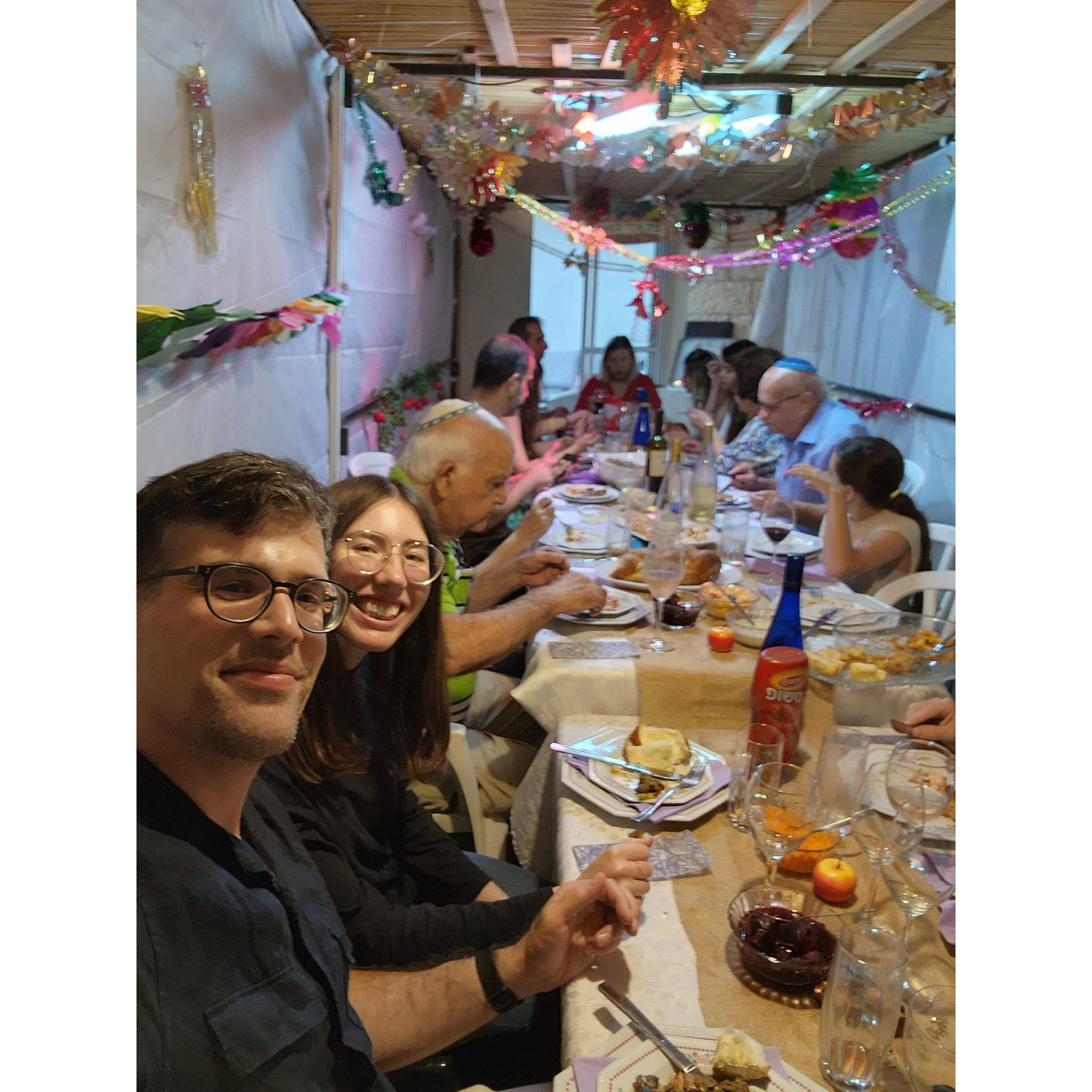 Celebrating Sukkot with Idan's Family