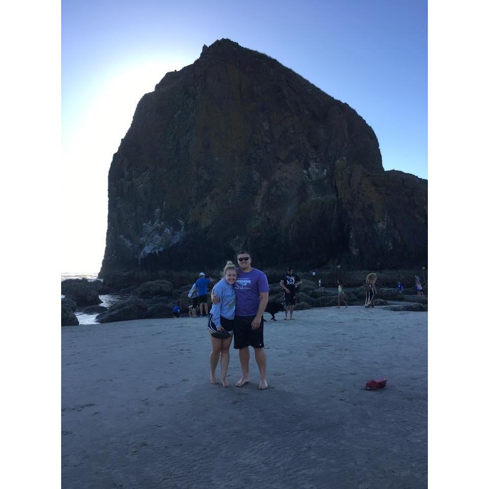 Haystack Rock, Oregon.