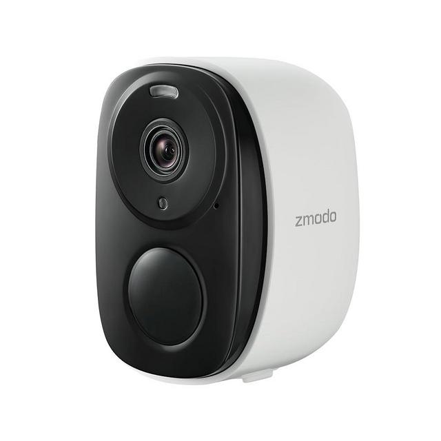 Zmodo Outdoor Wireless Security Camera -Wire-Free, Rechargeable, Battery Powered Indoor Camera 100-degree view,Night Vision, Motion Detection,2-Way Audio, IP65 Waterproof, Cloud/SD Storage,Alexa-Ready