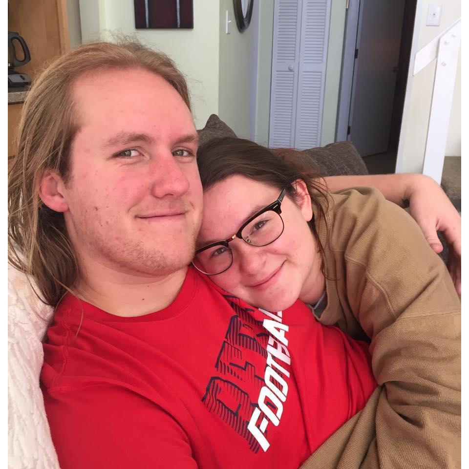 cuddles after a long day of skiing!