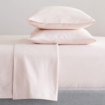 Organic Washed Cotton Percale Sheet Set