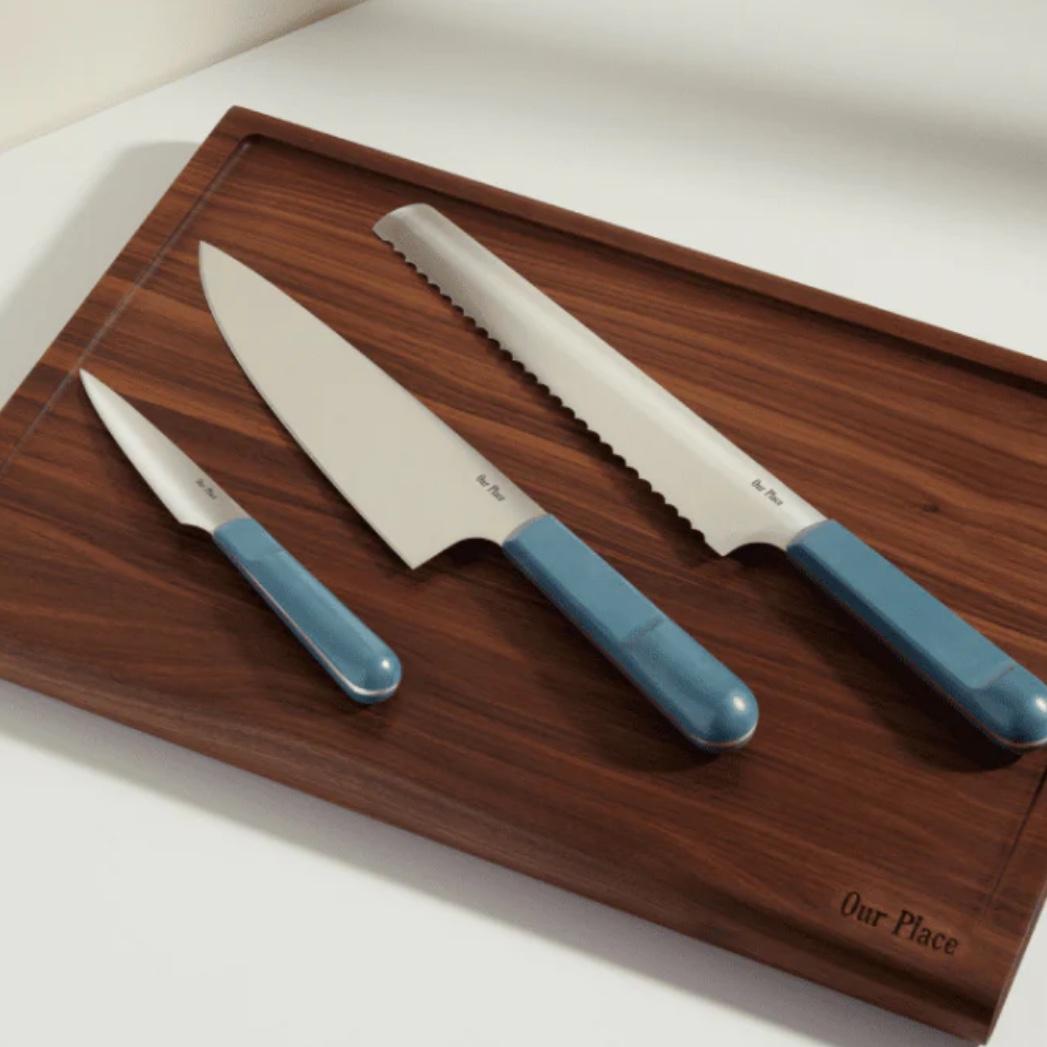 Our Place Knife Trio - Blue salt