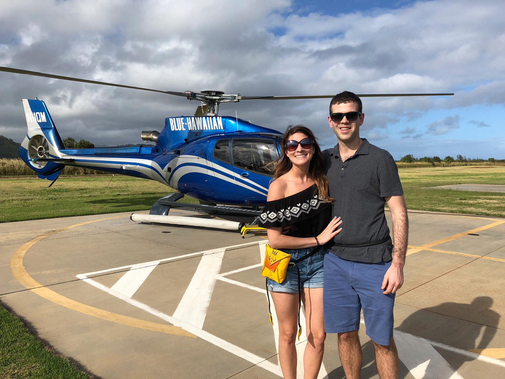 Hawaii helicopter ride. Winter 2017