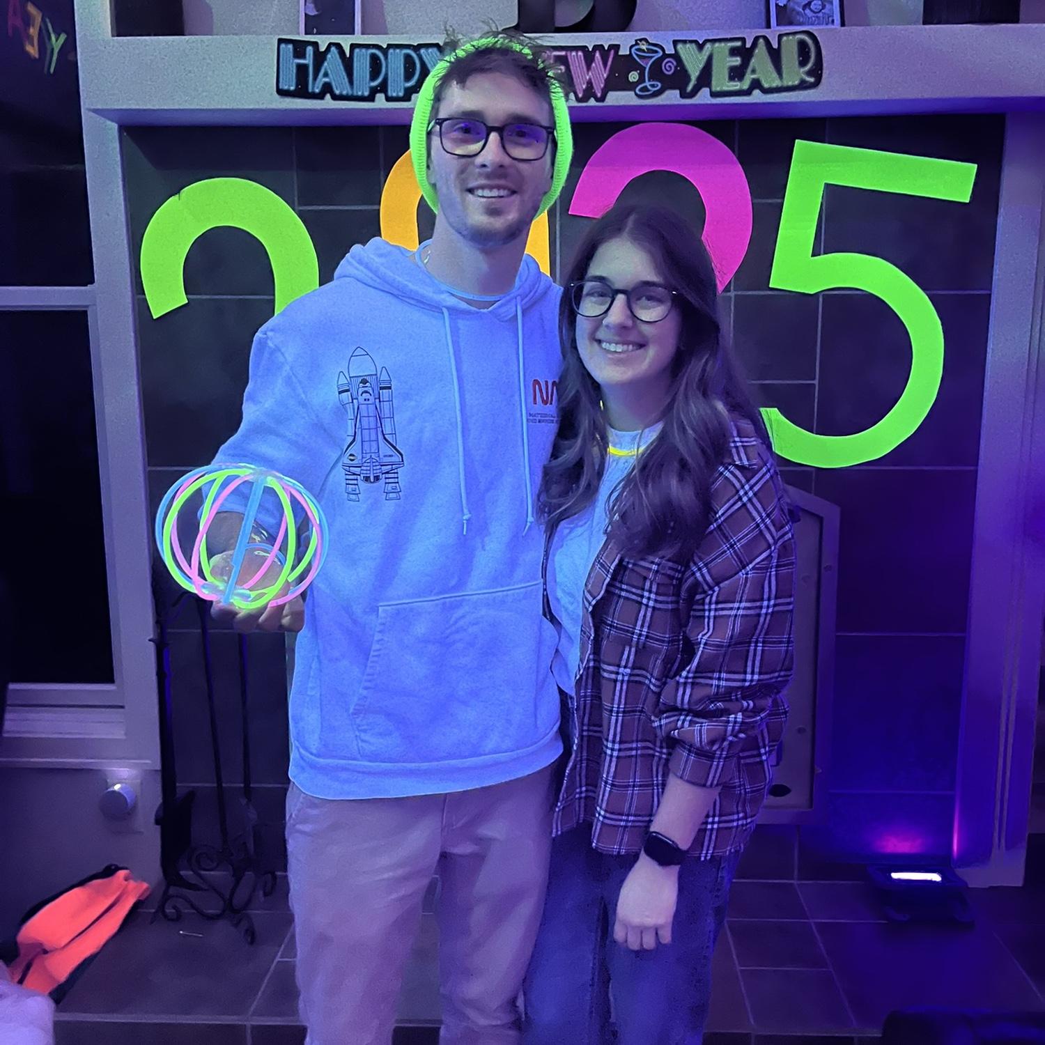 Ringing in the new year together