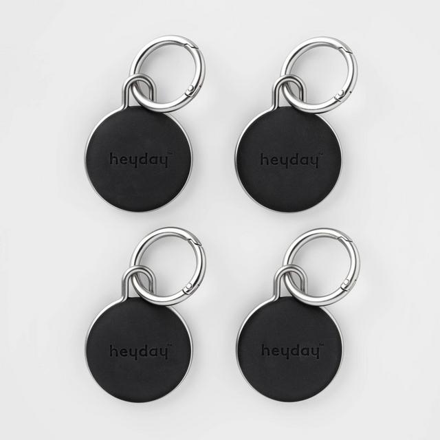 Apple AirTag 4pk Silicone Keychain - heyday™ Black