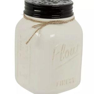 White Flour Ceramic Canister | Hobby Lobby | 2513737