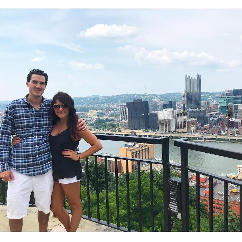 Our first trip to Pittsburgh, where Liza met the Mallon's for the first time!