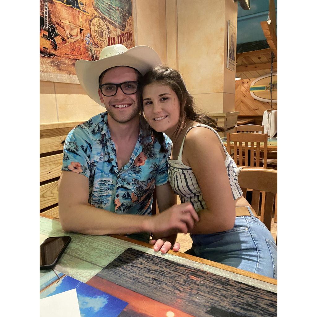 At Margaritaville! One of our favorites!