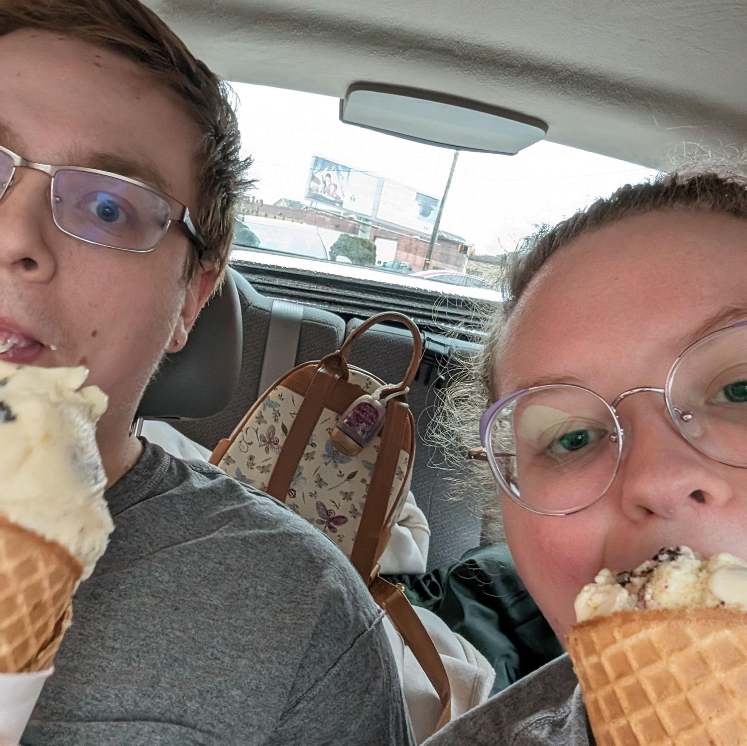 Our first time at Ullery's Homemade Ice Cream Shop