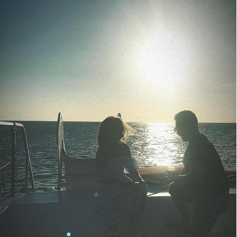 Aruba getaway...we did a sunset catamaran cruise which was one of the most beautiful boat rides i've ever been on <3