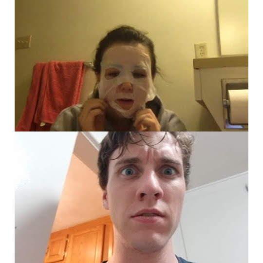 facetime and face masks
