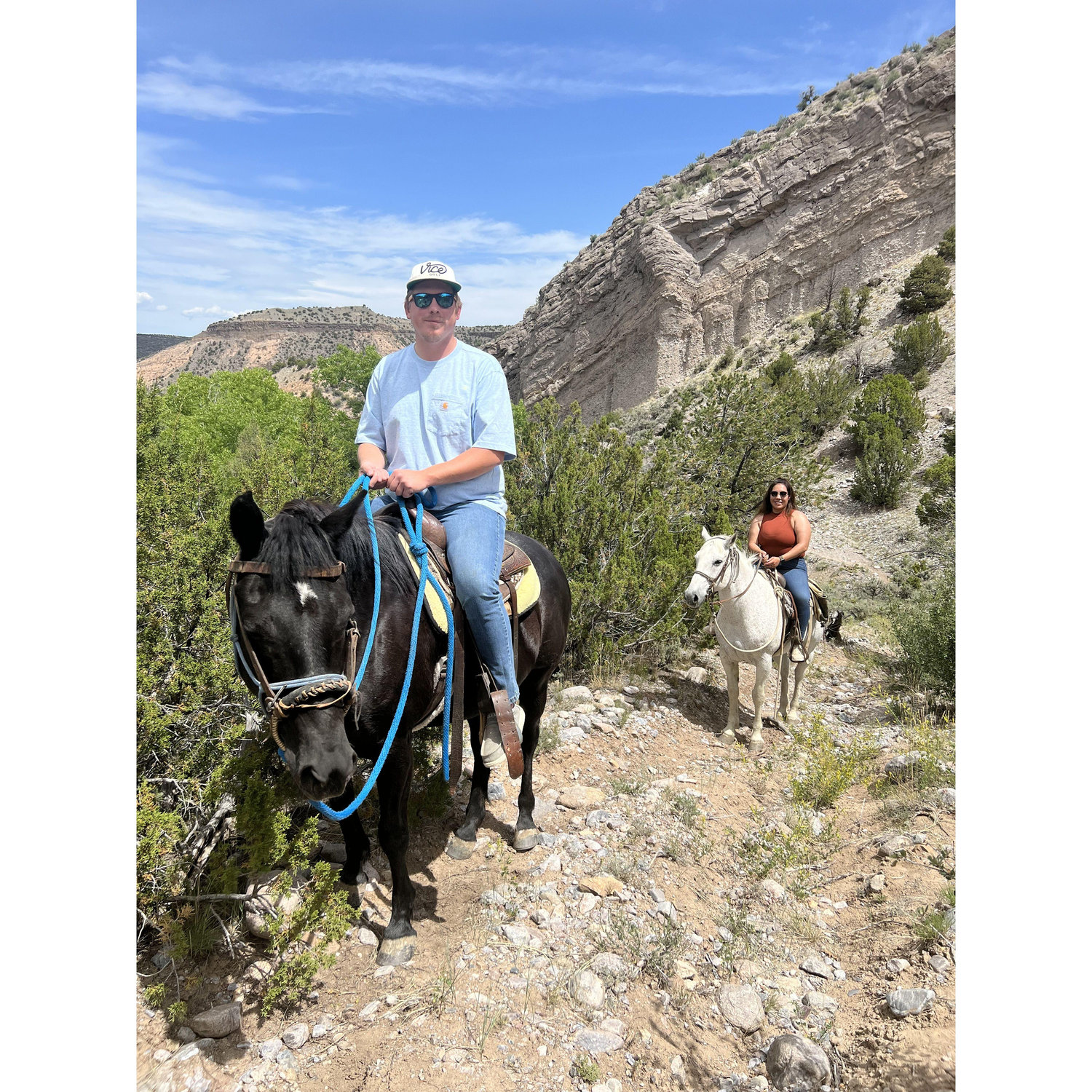 Horseback riding in New Mexico