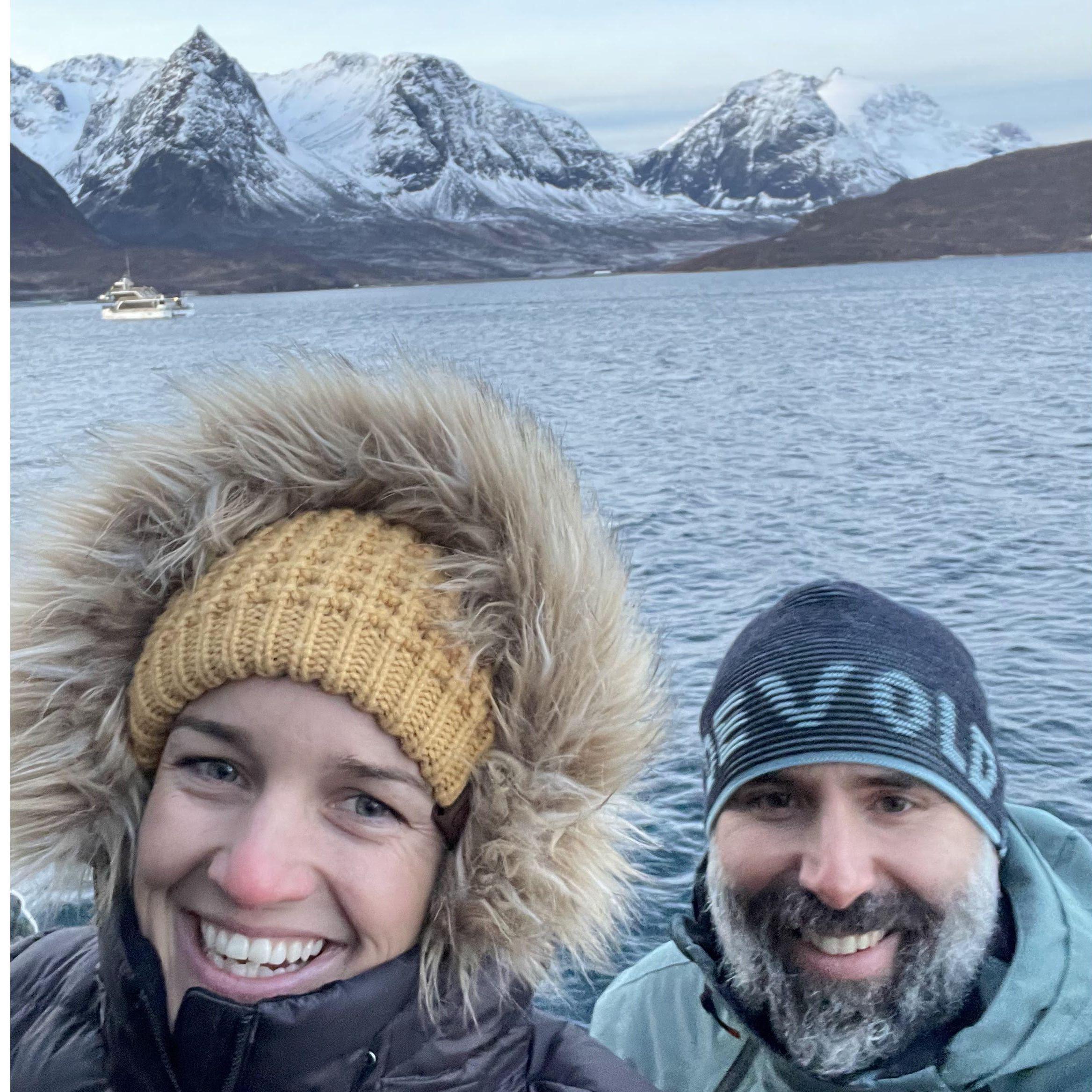 Whale watching in Tromso, Norway