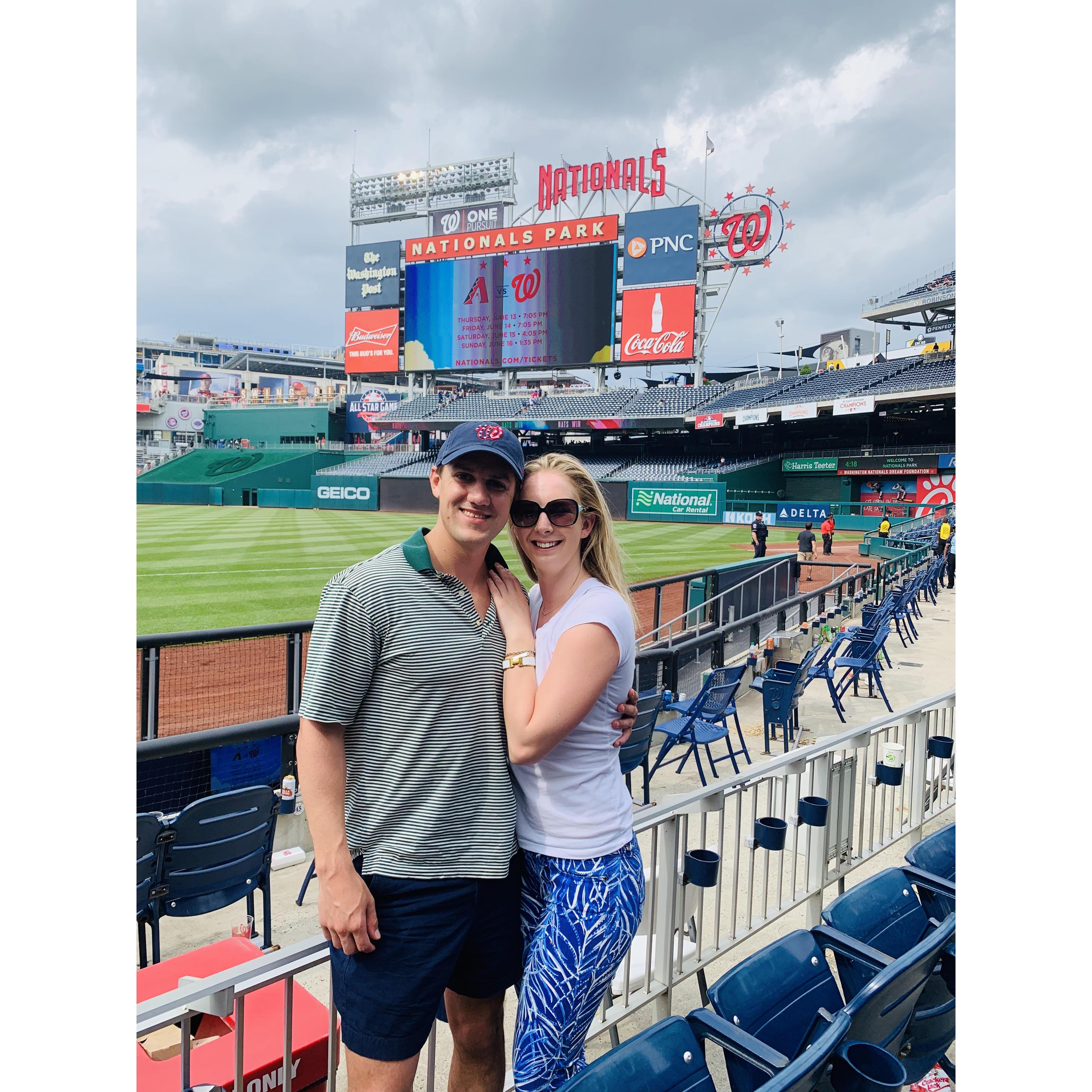 Baseball game in DC