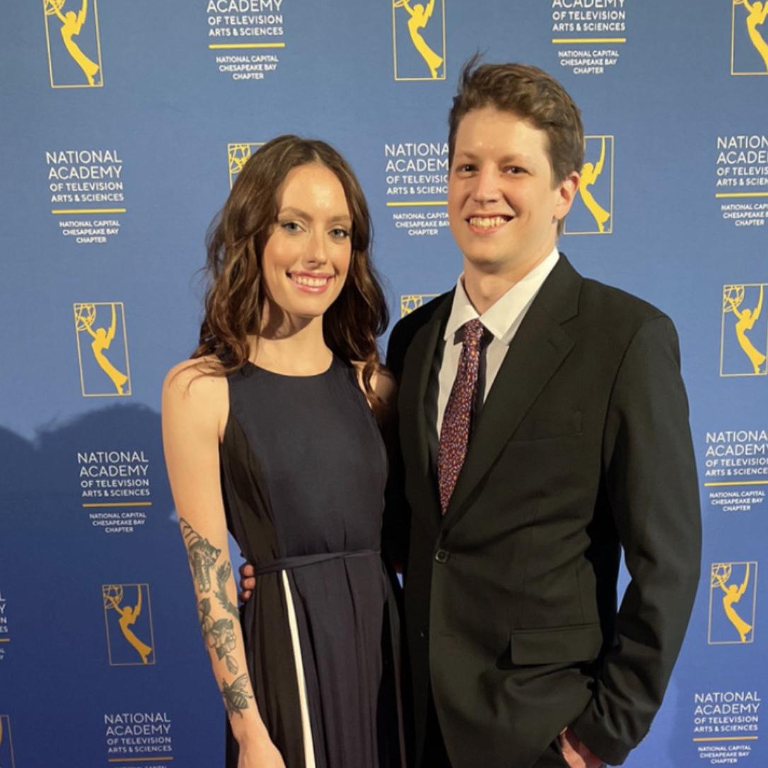 At the Emmys! So proud of Nick for being nominated after all his hard work at CBS 6.