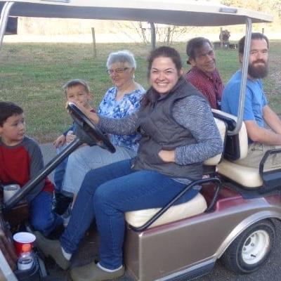 This was during Jonathan's family's first trip to the farm.
