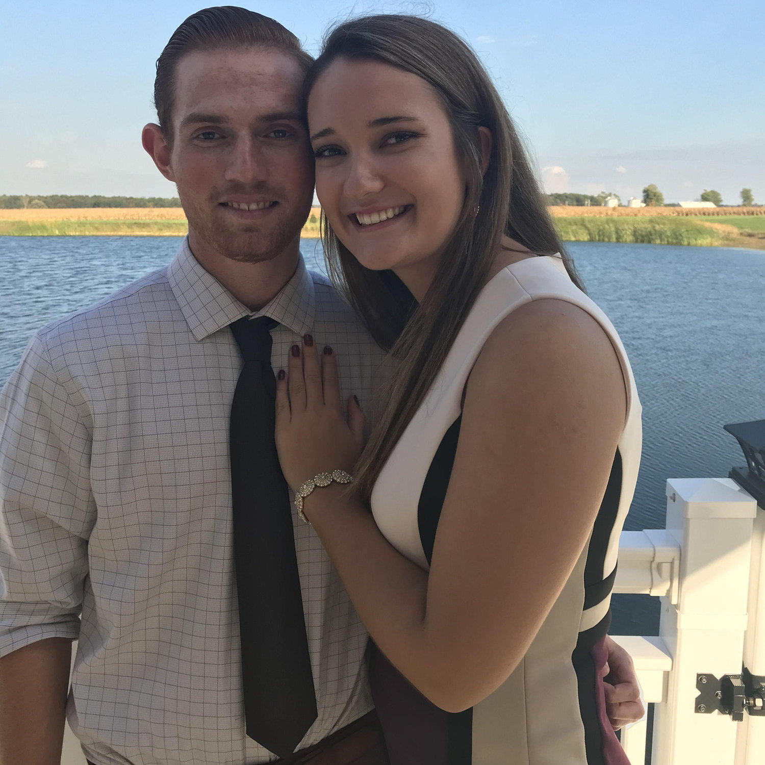 First wedding we attended as a couple!