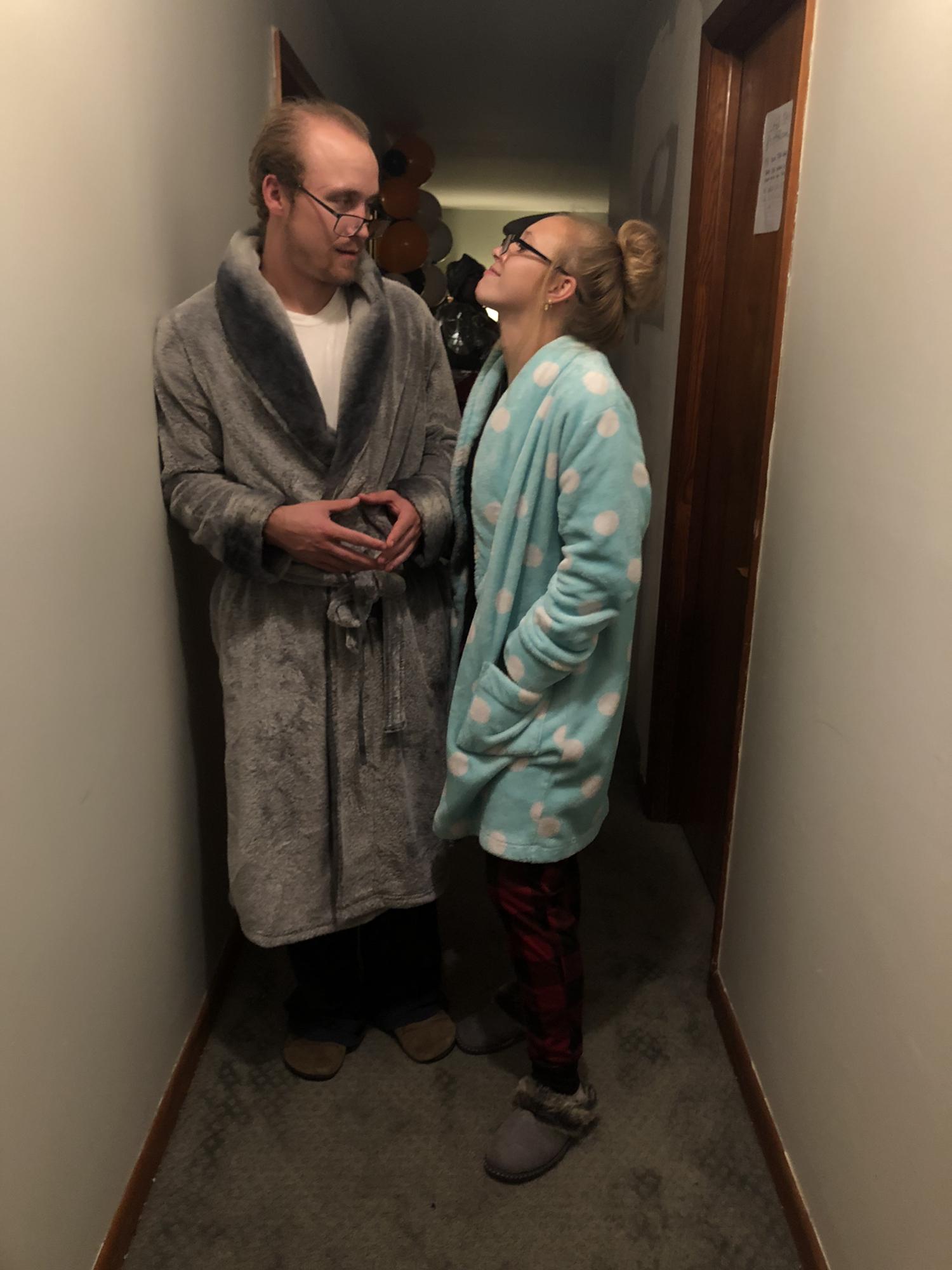 Halloween morning costumes!