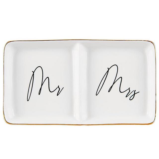 Piudee Engagement Ring Dish Future Mr and Mrs Gifts Ring Dish Wedding Ring Holder Jewelry Dish, Bridal Shower Gift for Bride to be Wedding Engagement Gifts for Her/Couples/Newlyweds Women
