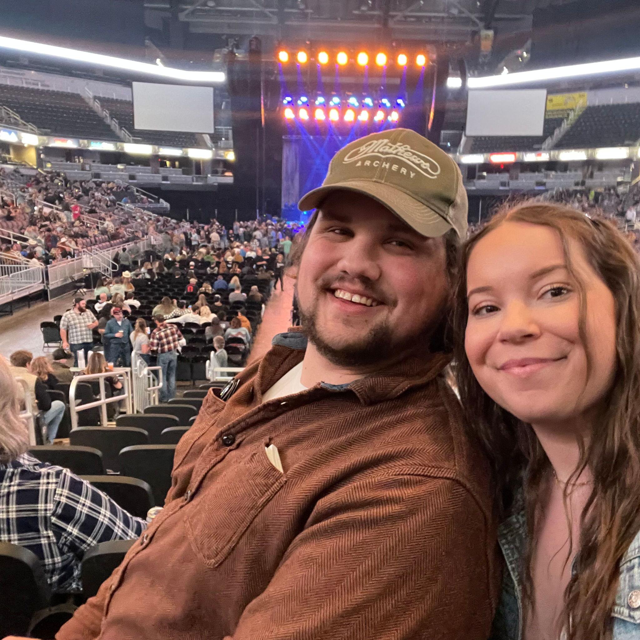 Cody Johnson with my gal!