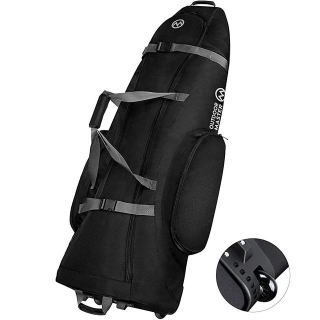 OutdoorMaster Padded Golf Club Travel Bag with Wheels, 900D Heavy Duty Oxford Waterproof -Alligators