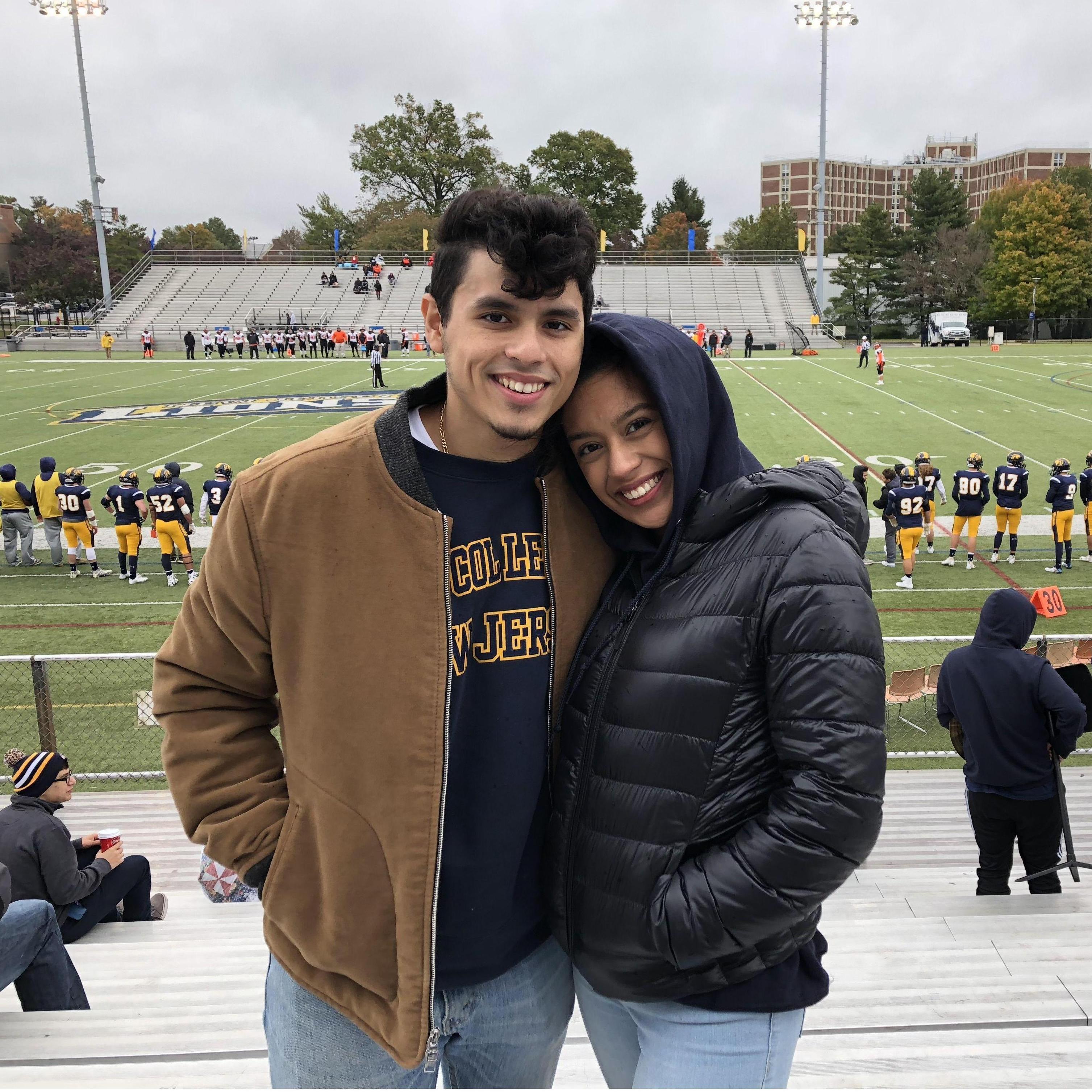 Karla’s first year at TCNJ, homecoming!