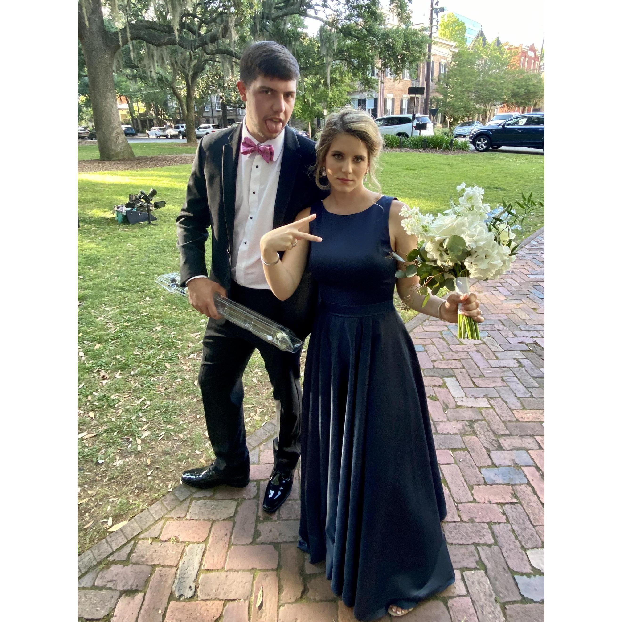 Some pre-wedding fun at Lauren & Tayler's wedding in 2021!