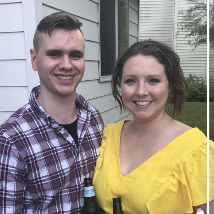 Celebrating the Swenson's at their rehearsal dinner!