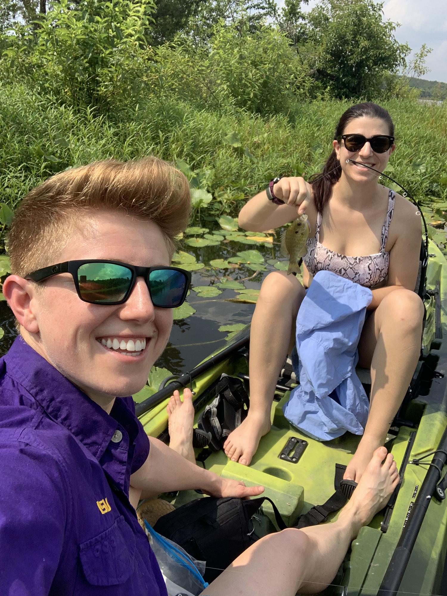 The fish looked bigger in real life, we promise.