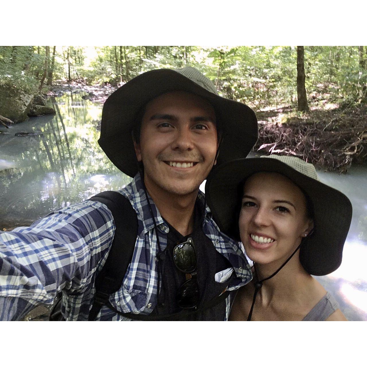 Stopped to snap a photo while meandering along the Buffalo River Trail in the Ozarks.