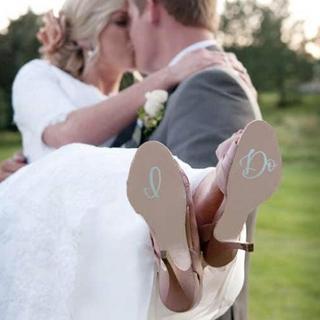 "I do" Shoe Stickers