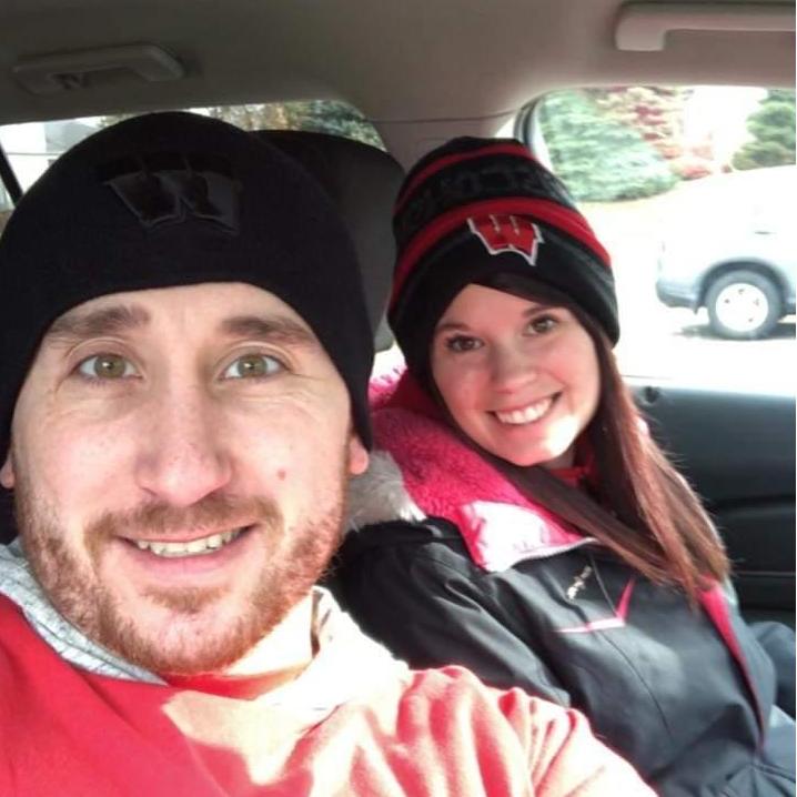 Kelly's first Wisconsin Badgers game ever.
