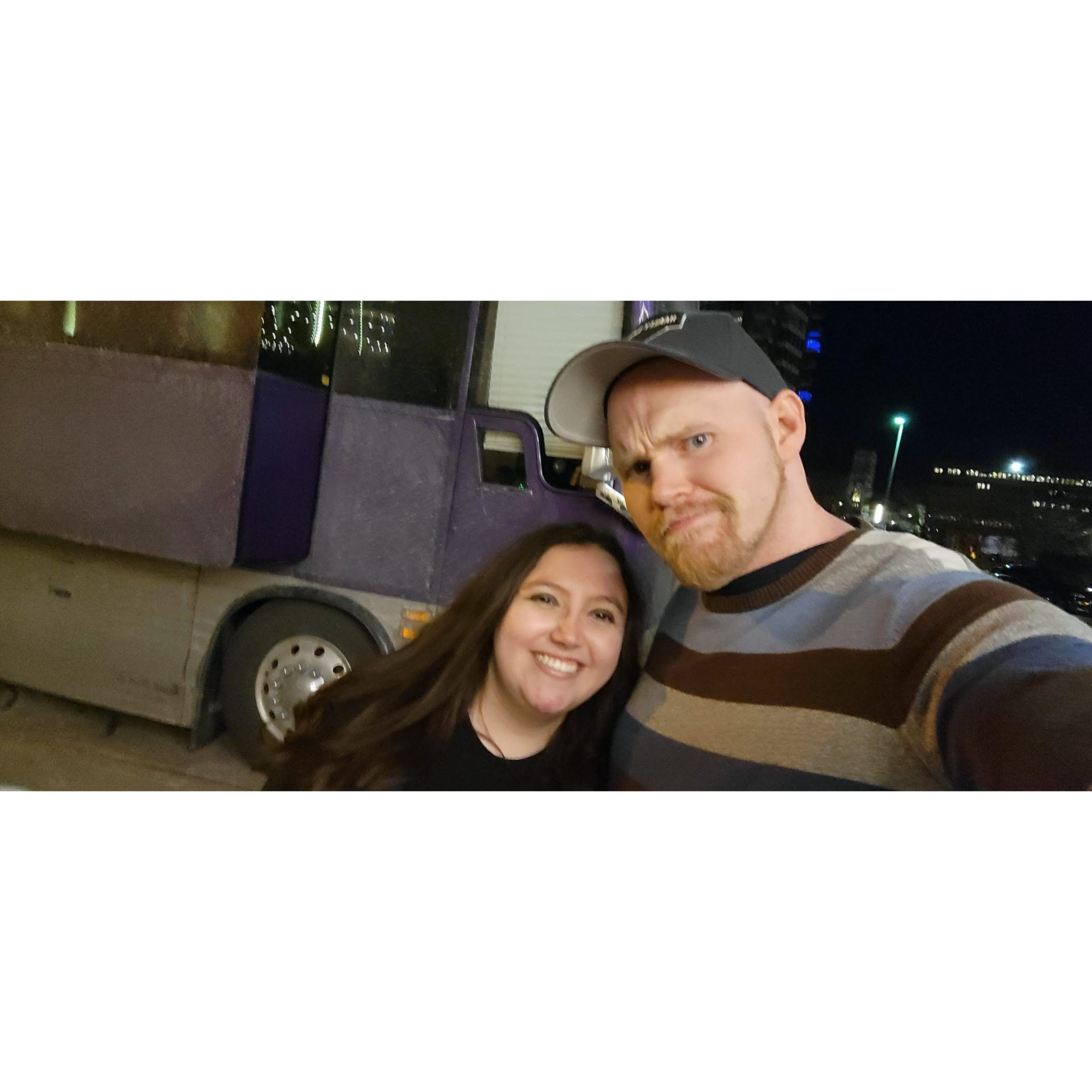 The time this amazing man stood outside with me on a cold February night for 45 minutes so I could meet YUNGBLUD :) I definitely knew he was a keeper!