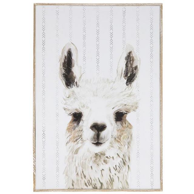 Llama Wood Wall Decor