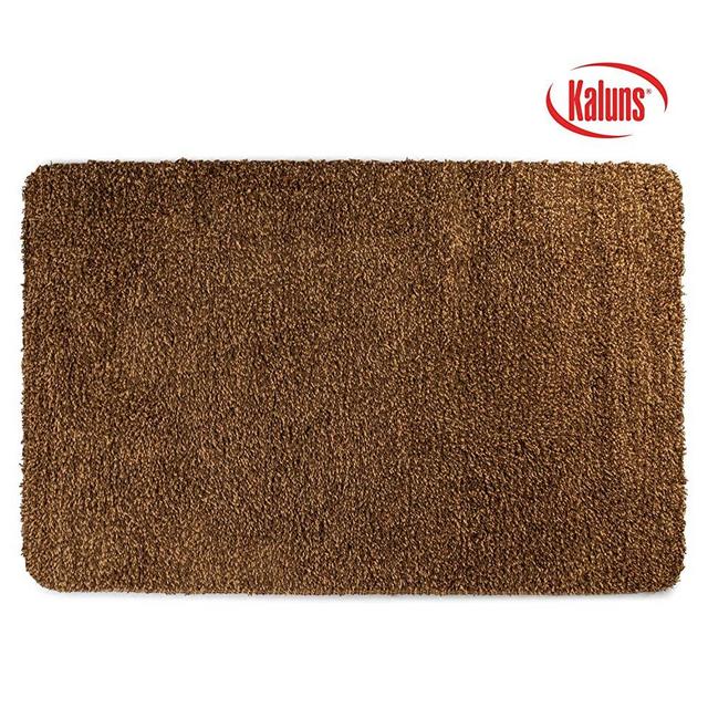 Door Mat, Front Doormat, Super Absorbent Mud Mats Doormats for Entrance Way, Entry Rug, Non Slip PVC Waterproof Backing, Shoe Mat for Entryway, Machine Washable (18x28 Brown)