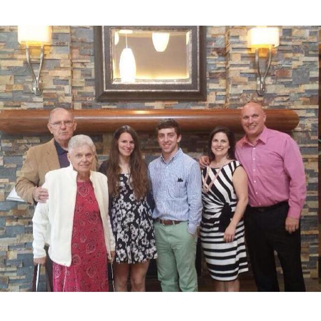 Easter with a Troy visit from the Irish Family.