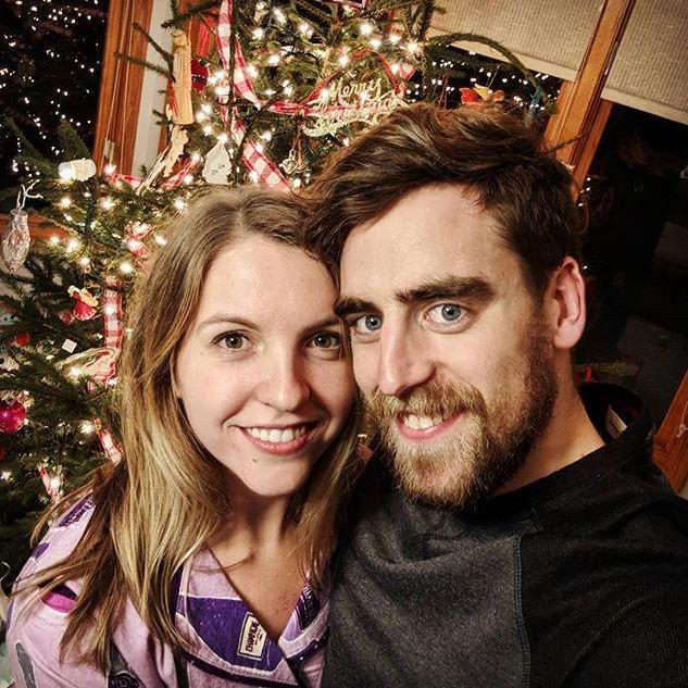 Our first Christmas together as an engaged couple. Here's to the rest of our lives of Christmases together!